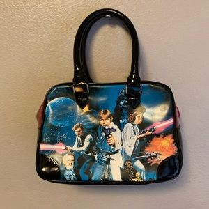 Star Wars film poster rockabilly purse glitter